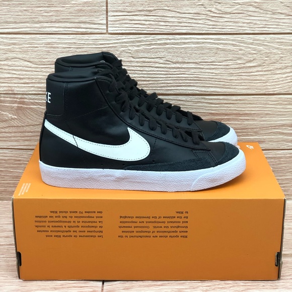 Nike Shoes - Nike Blazer Mid ‘77 Black Sneakers 8W | 6.5M
